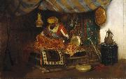William Merritt Chase The Moorish Warrior oil painting